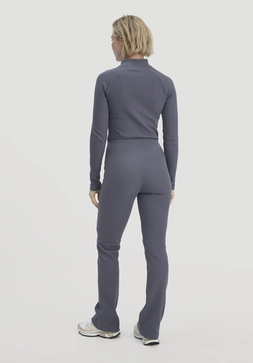 Rib Leggings High Waist aus Bio-Baumwolle mit recycelter Baumwolle - 1