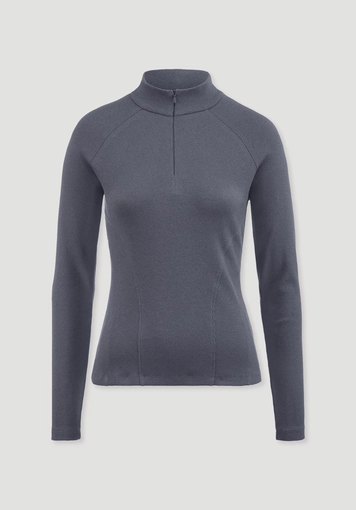 Longsleeve Fitted aus Bio-Baumwolle mit recycelter Baumwolle - 5