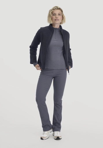 Longsleeve Fitted aus Bio-Baumwolle mit recycelter Baumwolle - 1