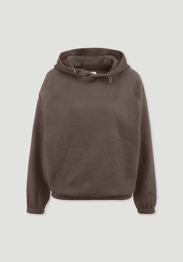 Soft fleece hoodie oversize ACTIVE COMFORT made of pure organic cotton - 4