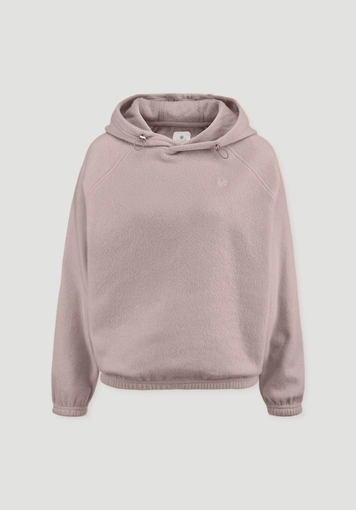 Soft fleece hoodie oversize ACTIVE COMFORT made of pure organic cotton
