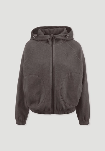 Soft fleece jacket oversize ACTIVE COMFORT made of pure organic cotton - 5