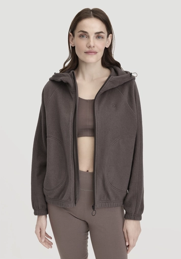 Softfleece Jacke Oversize ACTIVE COMFORT aus reiner Bio-Baumwolle - 0