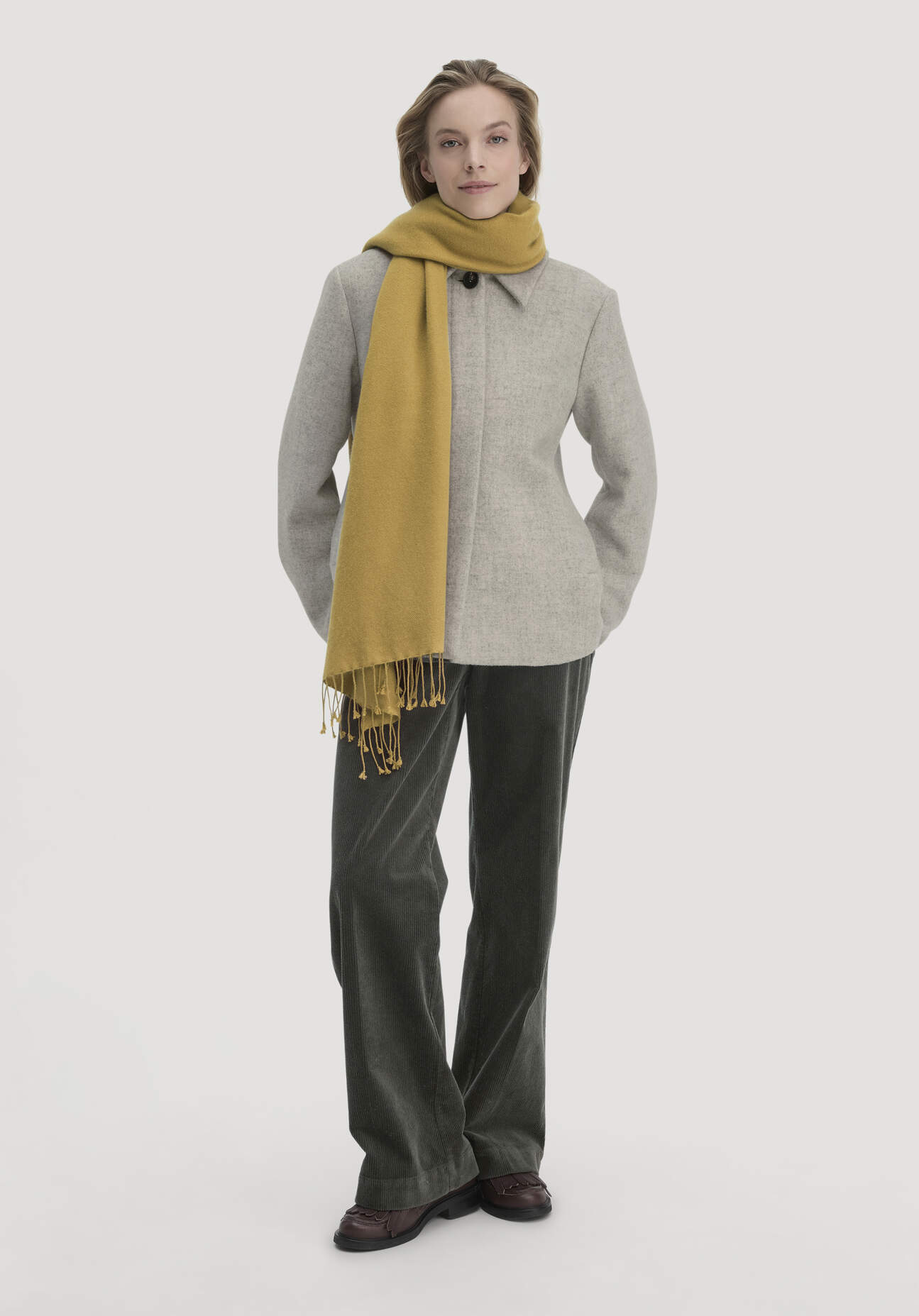 Thumbnail - hessnatur Damen Chino Regular aus Bio-Baumwolle - blau - Größe 34