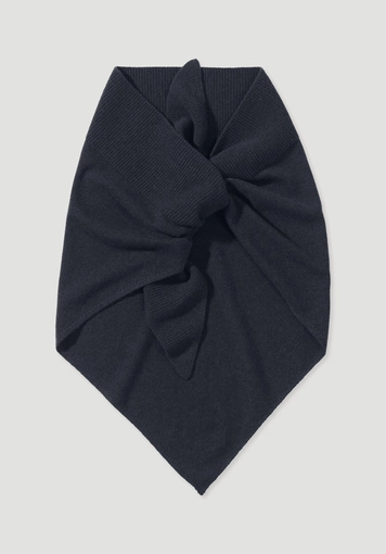 BETTER RECYCLING triangular scarf made from pure cashmere - 1