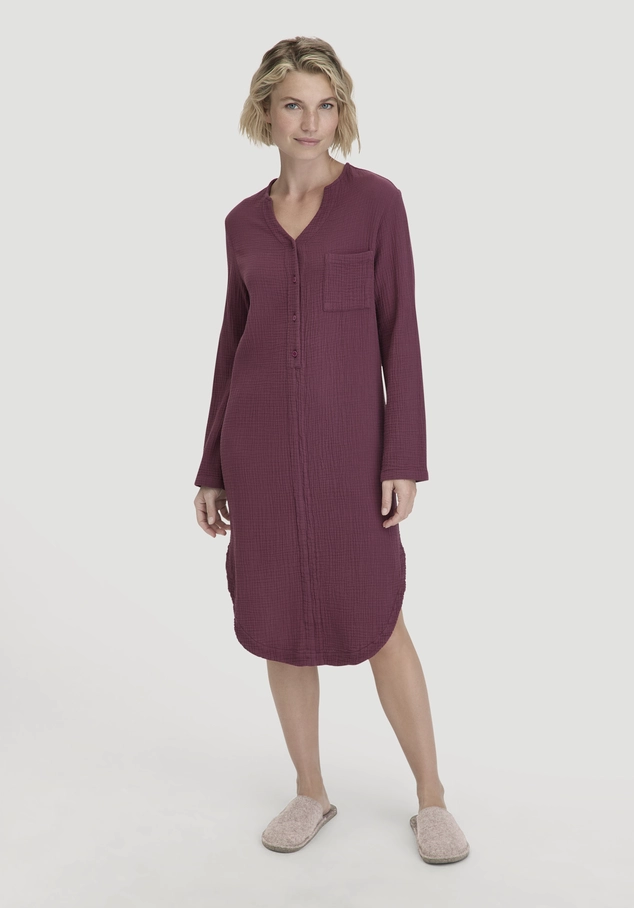 Muslin nightdress Relaxed PURE COMFORT made from pure organic cotton