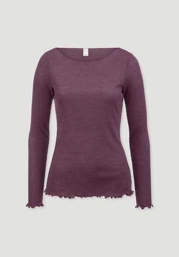 WARM TOUCH long-sleeve shirt made from organic merino wool and TENCEL™ Lyocell
