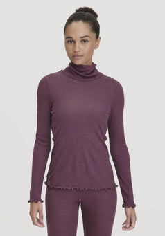 Longsleeve mit Rollkragen WARM TOUCH aus Bio-Merinowolle und TENCEL™ Lyocell