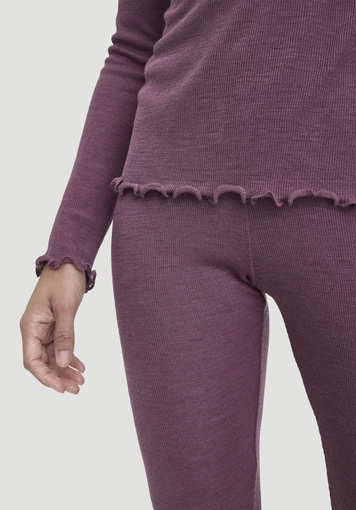 Longsleeve mit Rollkragen WARM TOUCH aus Bio-Merinowolle und TENCEL™ Lyocell - 1