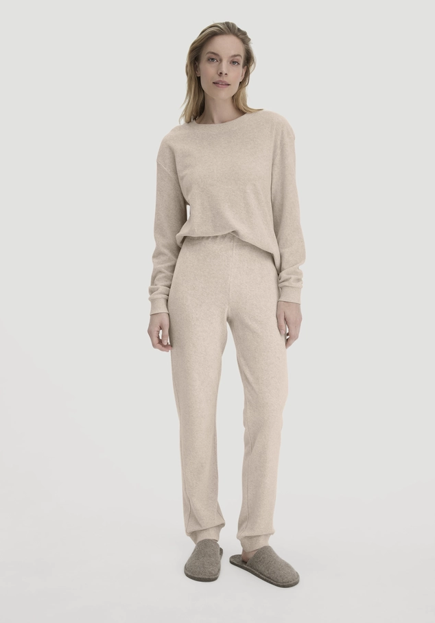 Terry cloth lounge pants PURE COTTON made from pure organic cotton