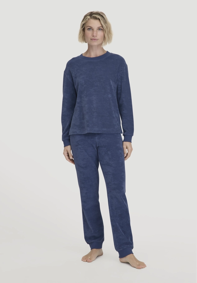 Frottee Loungehose PURE COTTON aus reiner Bio-Baumwolle