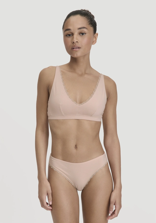 Slip Regular Cut COTTON FEEL LACE aus Bio-Baumwolle