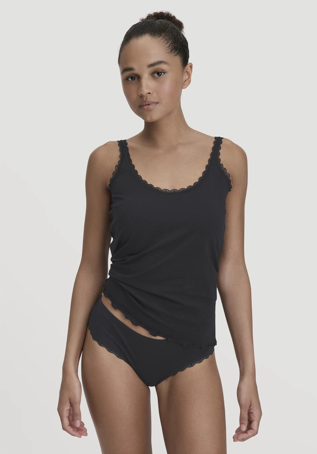 Panty Regular Cut COTTON FEEL LACE made of organic cotton