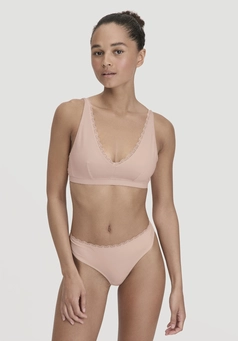 COTTON FEEL LACE bustier made of organic cotton