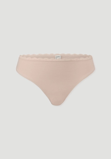 Brazil-Slip COTTON FEEL LACE aus Bio-Baumwolle Brazil-Slip COTTON FEEL LACE aus Bio-Baumwolle