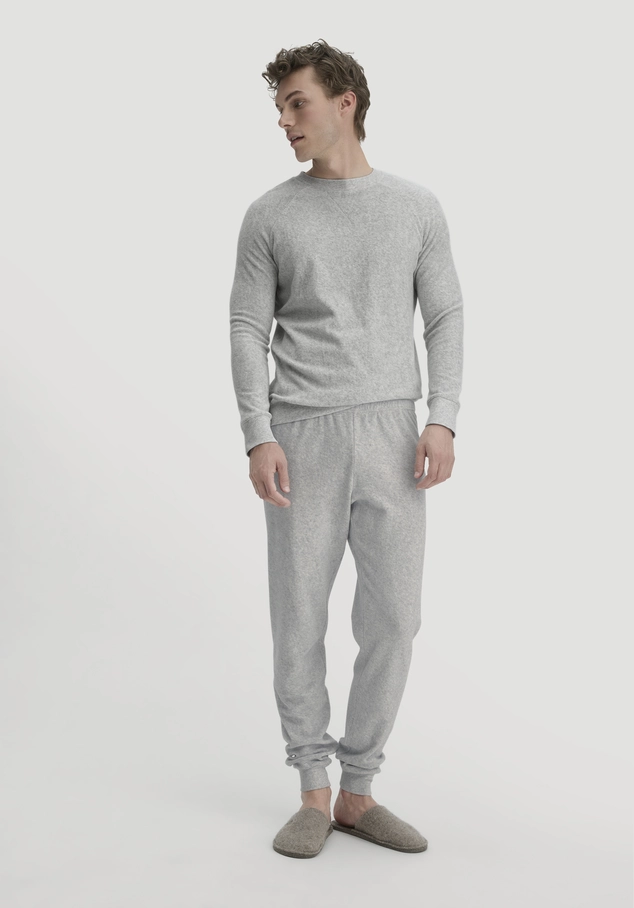 Frottee Schlafhose PURE COTTON aus reiner Bio-Baumwolle