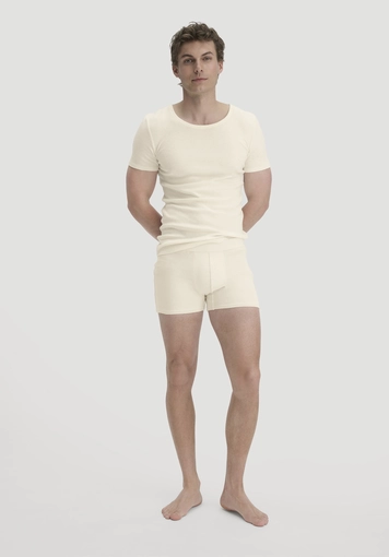 Regular cut pants in a pack of 2 PURE NATURE made from pure organic cotton - 0
