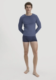 Wool-Silk long-sleeve made from organic merino wool with silk