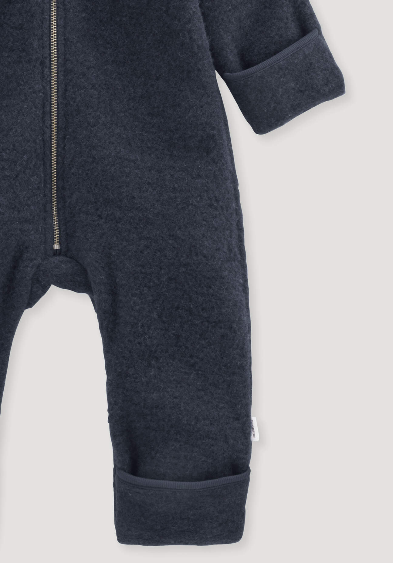 Thumbnail - hessnatur Baby Wollfleece Overall aus Bio-Merinowolle - blau - Größe 98