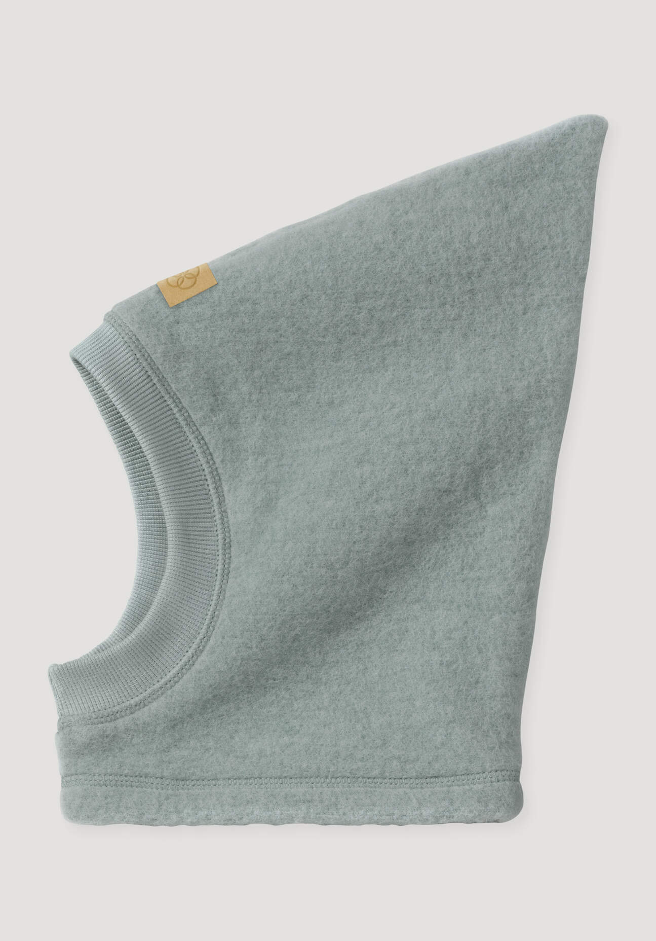 hessnatur Baby Wollfleece Mütze aus Bio-Merinowolle - grün Größe 49/51