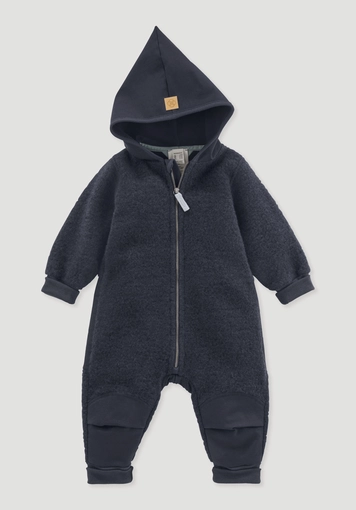 Wollfleece Overall aus Bio-Merinowolle mit Softshell - 0