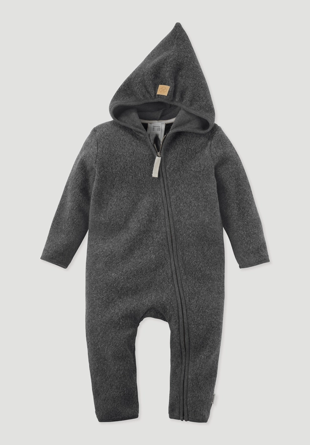 Fleece overall made of pure organic cotton