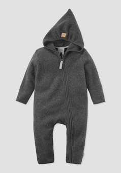 Fleece overall made of pure organic cotton