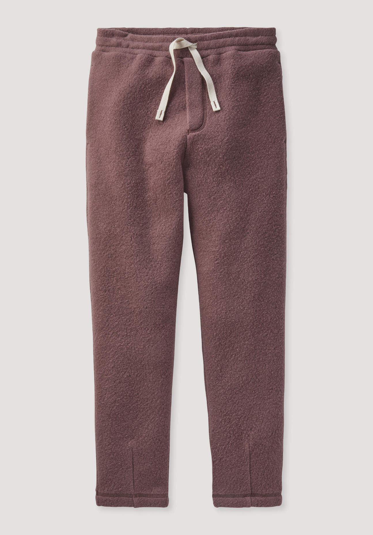 hessnatur Kinder Fleece Hose aus Bio-Baumwolle - lila Größe 110/116