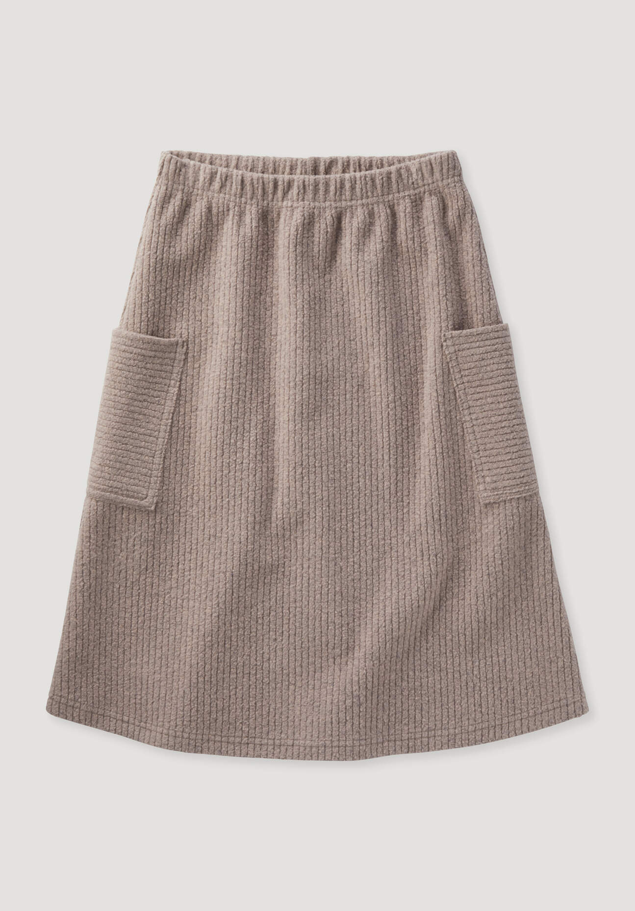 hessnatur Kinder Fleece Rock BETTER RECYCLING aus Bio-Baumwolle - orange Größe 134/140