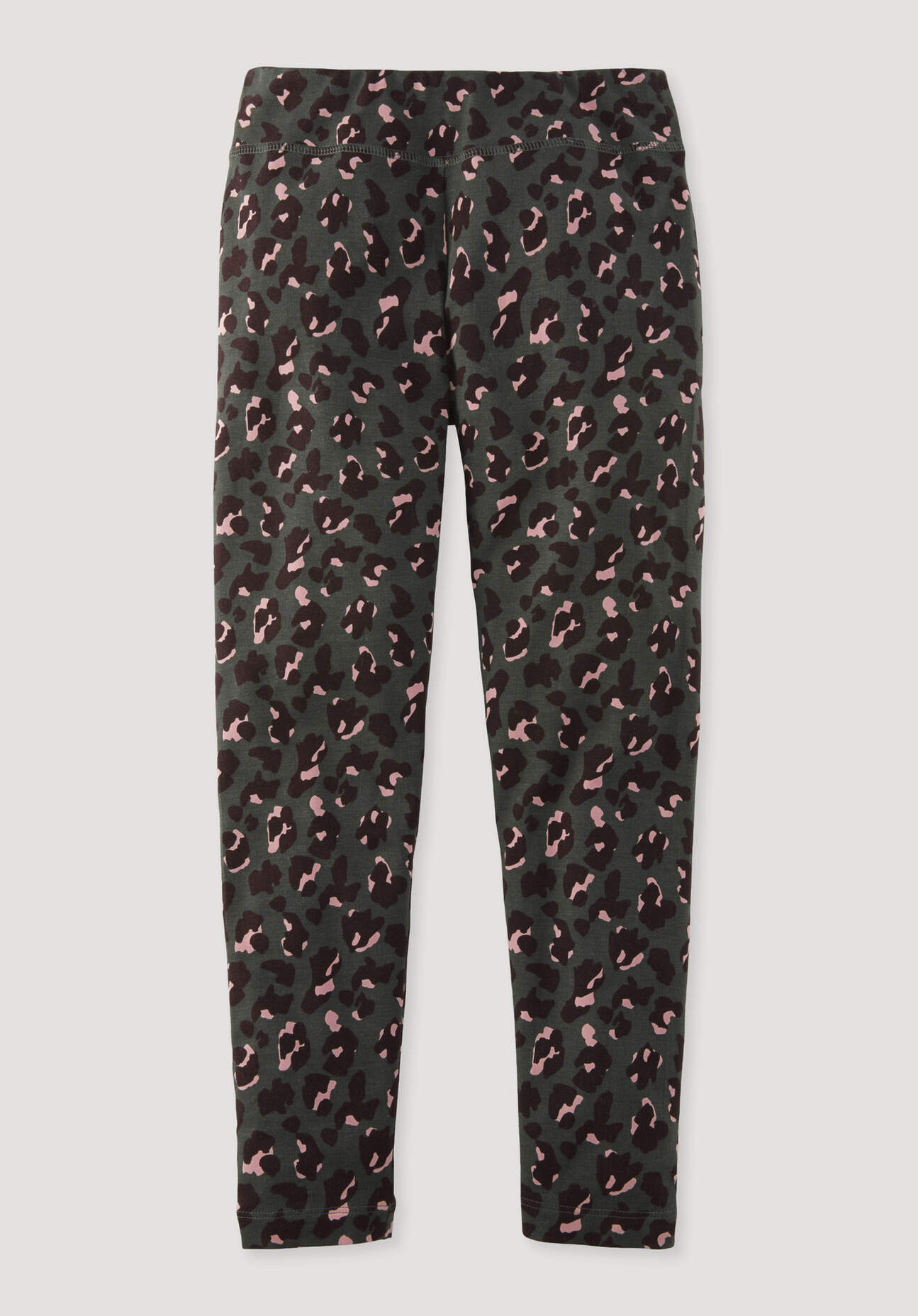 hessnatur Kinder Leggings aus Bio-Baumwolle - grün Größe 122/128