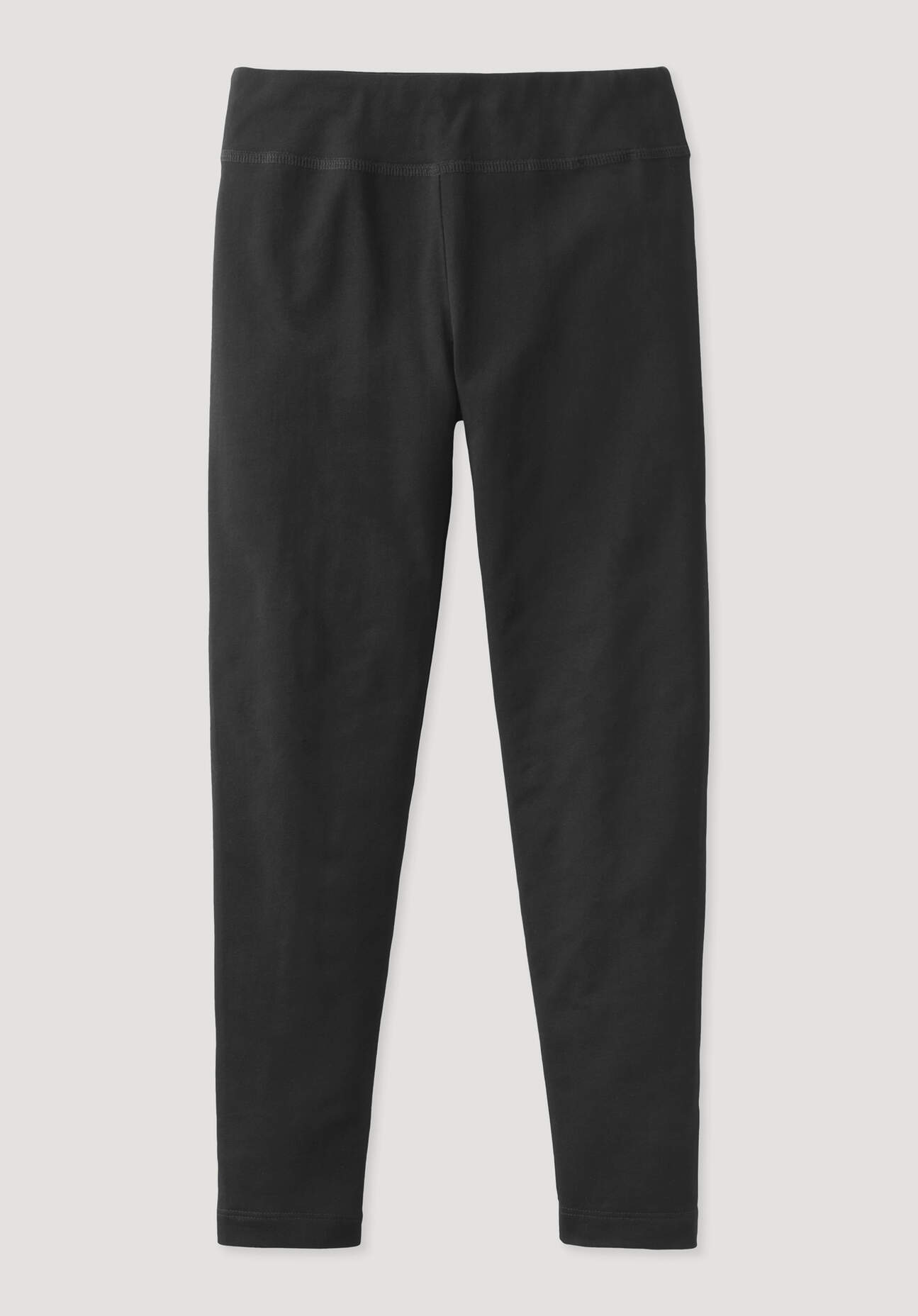 hessnatur Kinder Leggings aus Bio-Baumwolle - schwarz Größe 110/116