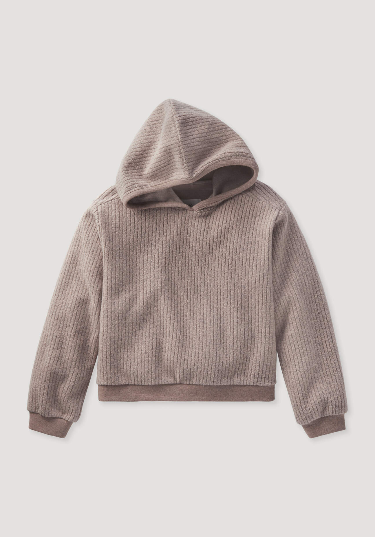 hessnatur Kinder Fleece Sweatshirt BETTER RECYCLING aus Bio-Baumwolle - orange Größe 98/104