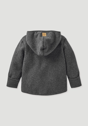 Fleece jacket made of pure organic cotton - 1