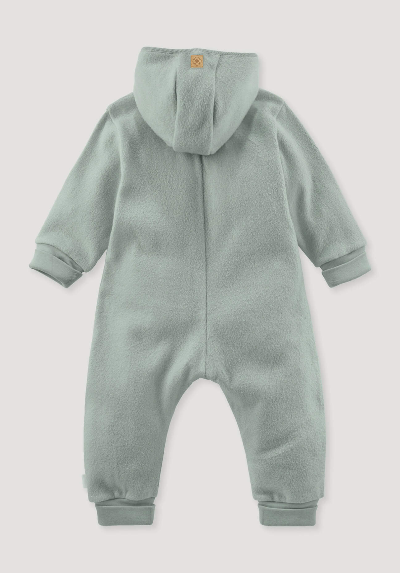 Thumbnail - hessnatur Baby Softfleece Overall aus Bio-Baumwolle - grün - Größe 86/92