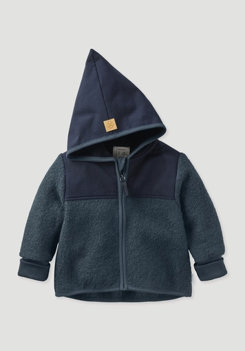 Wollwalk Jacke aus Bio-Merinowolle mit Softshell