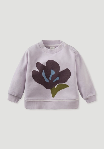 GARMENT DYE sweatshirt made from pure organic cotton - 0