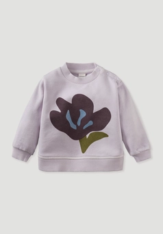 GARMENT DYE sweatshirt made from pure organic cotton