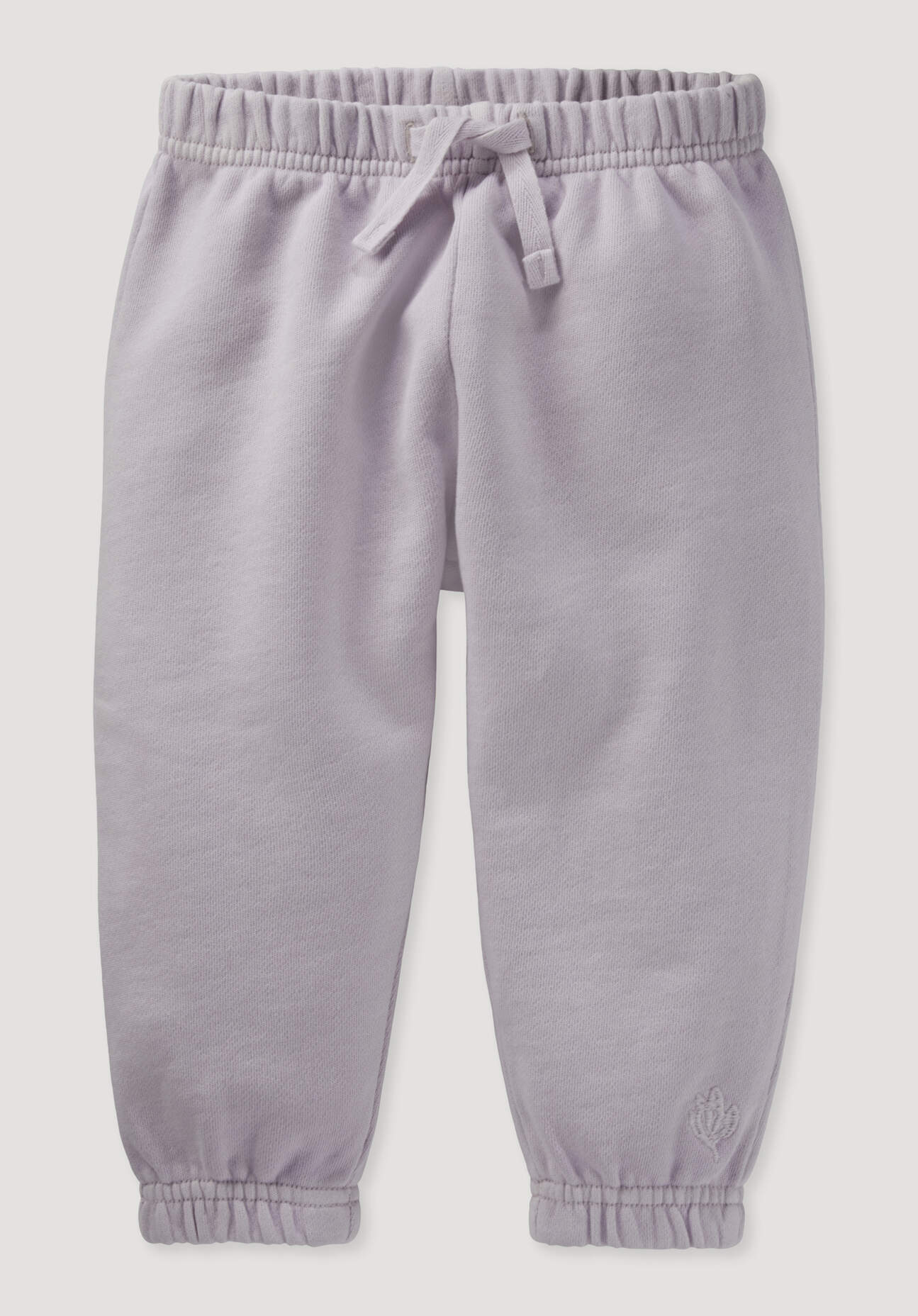 hessnatur Baby Sweathose GARMENT DYE aus Bio-Baumwolle - lila Größe 98/104