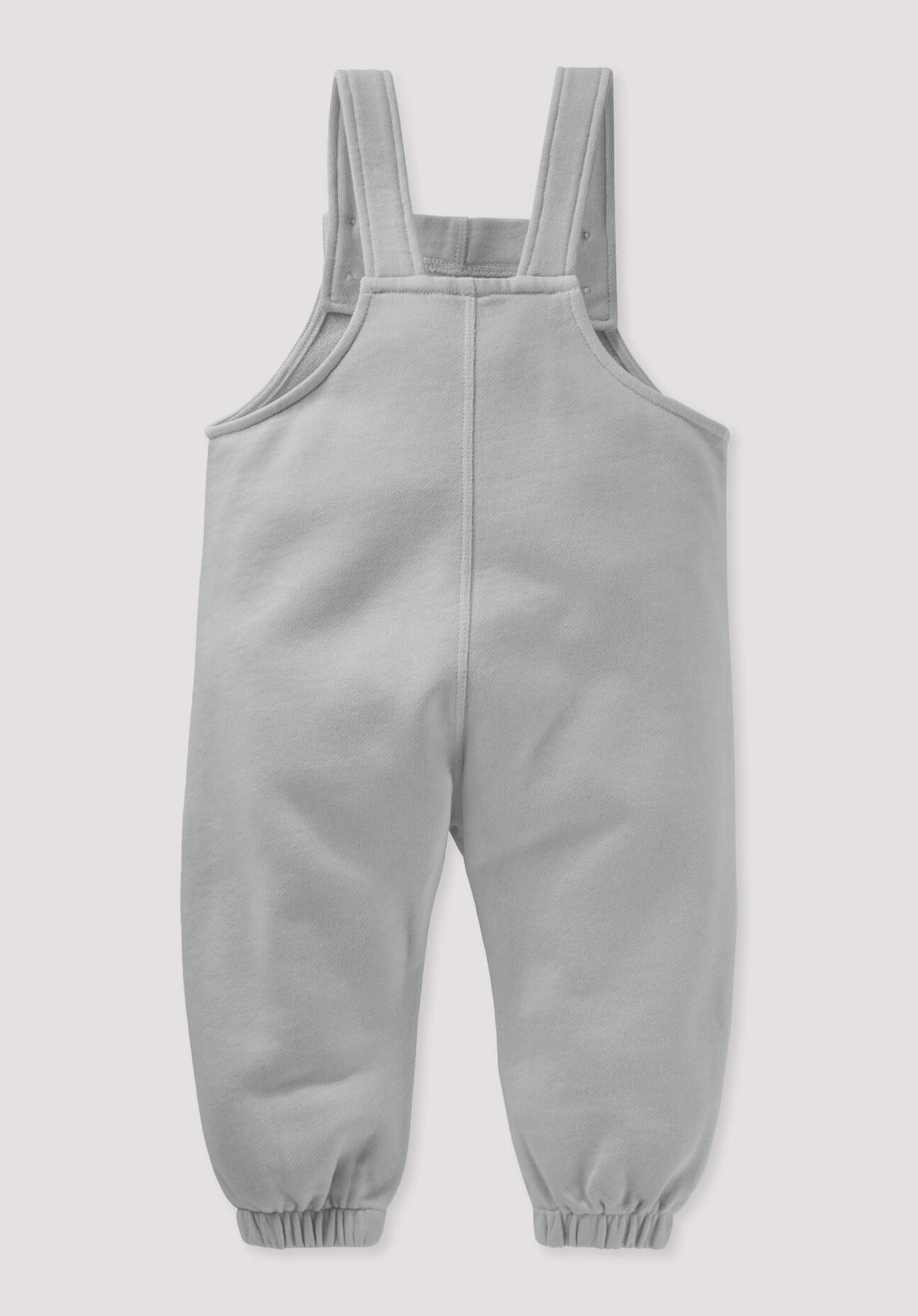 Thumbnail - hessnatur Baby Sweat Latzhose GARMENT DYE aus Bio-Baumwolle - grau - Größe 74/80