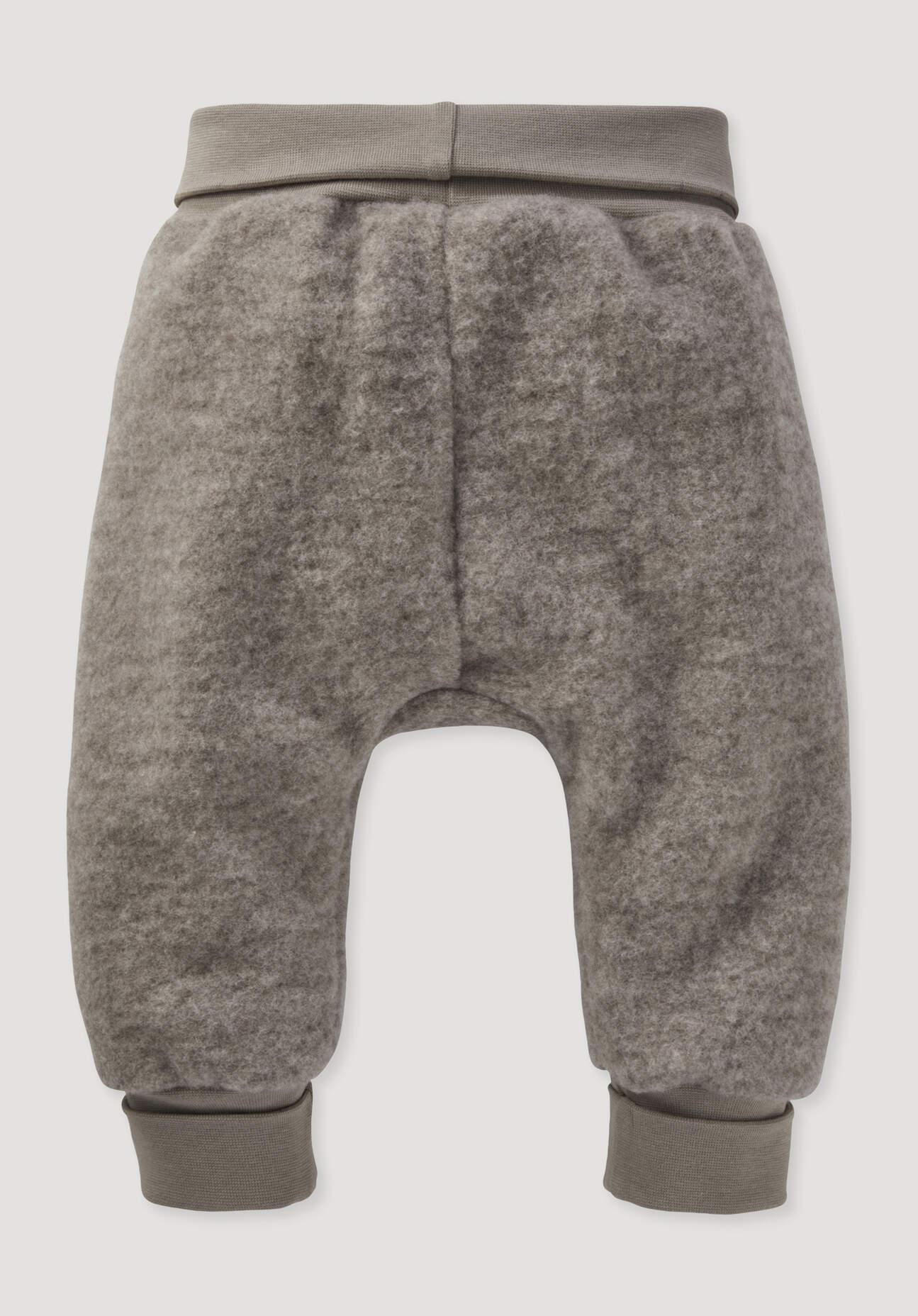 Thumbnail - hessnatur Baby Wollfleece Hose aus Bio-Merinowolle - grau - Größe 86/92