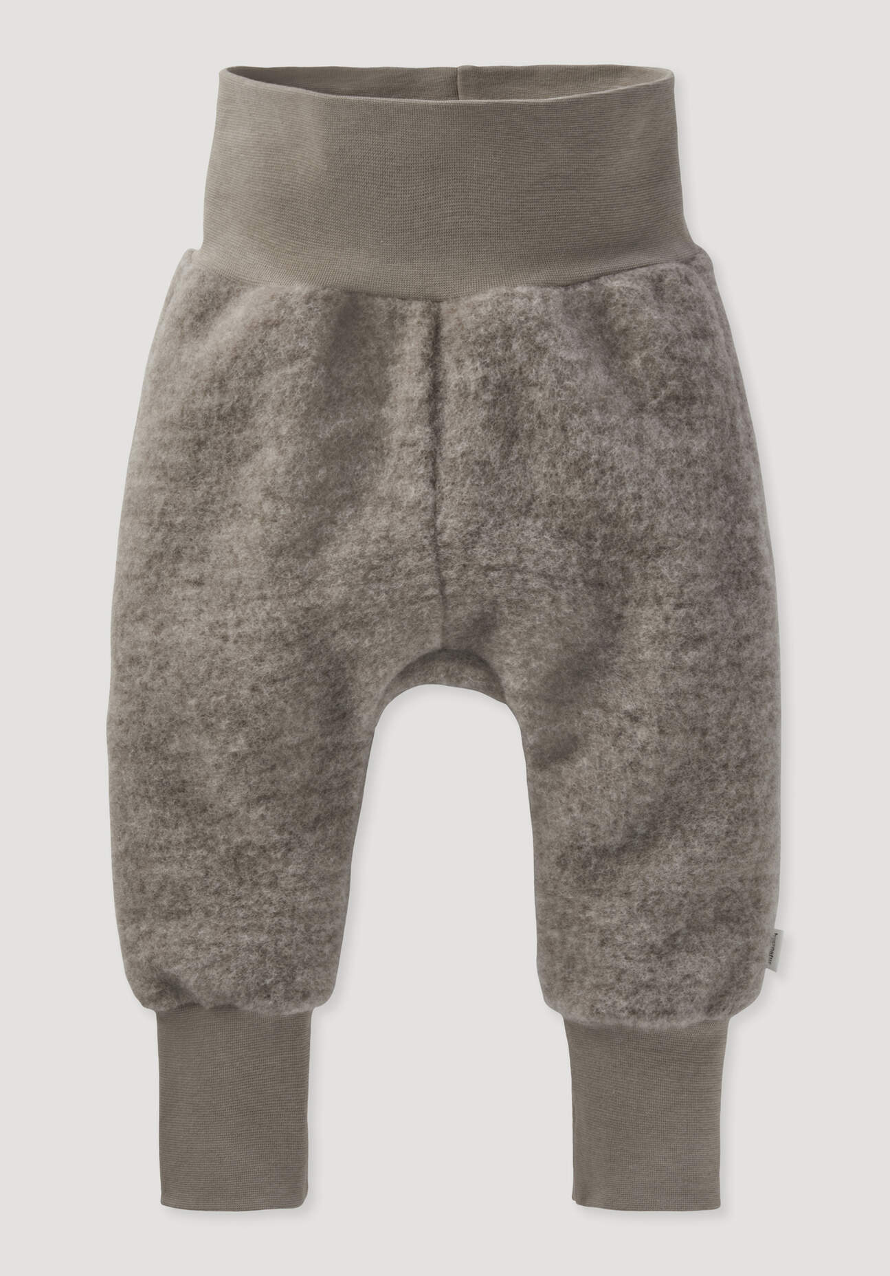 Thumbnail - hessnatur Baby Wollfleece Hose aus Bio-Merinowolle - grau - Größe 86/92