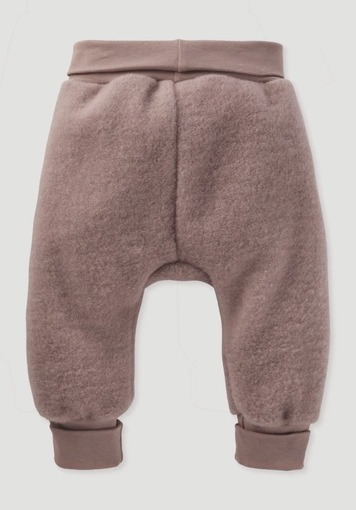 Wool fleece pants made of pure organic merino wool - 2