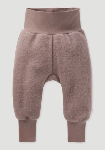 Wool fleece pants made of pure organic merino wool - 3