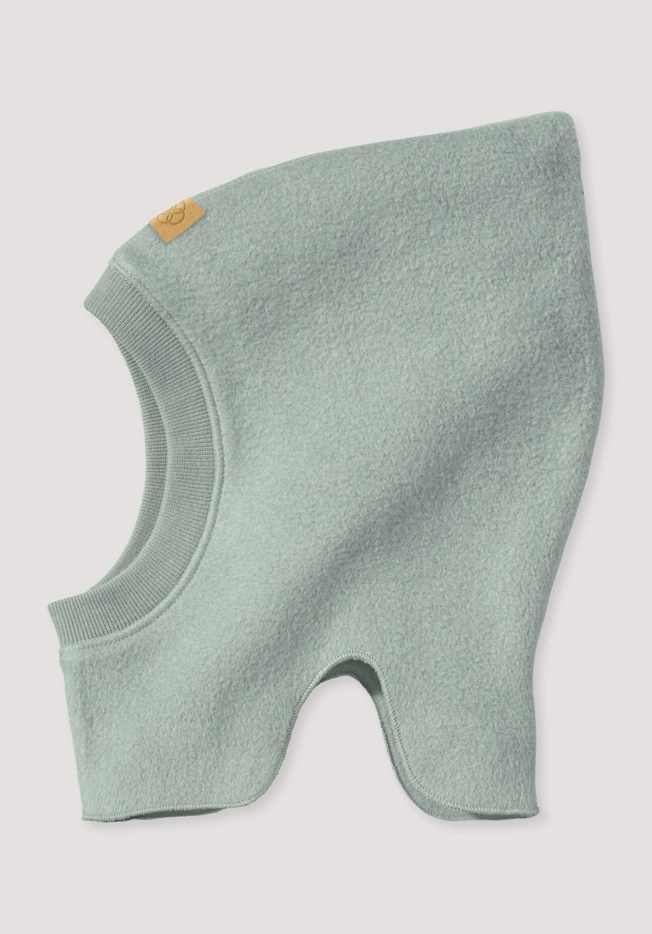 hessnatur Baby Softfleece Mütze aus Bio-Baumwolle - grün Größe 49/51