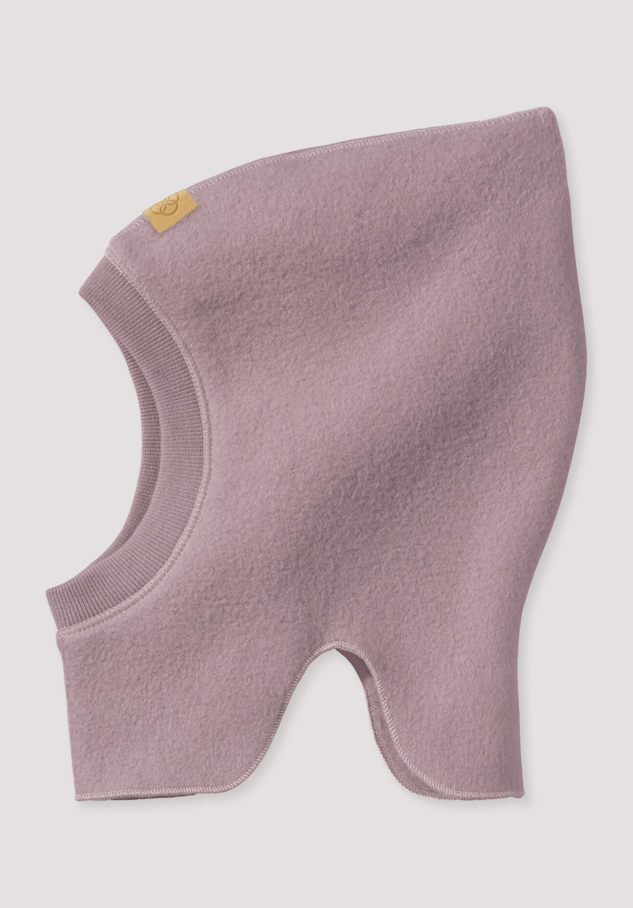 hessnatur Baby Softfleece Mütze aus Bio-Baumwolle - lila Größe 45/47