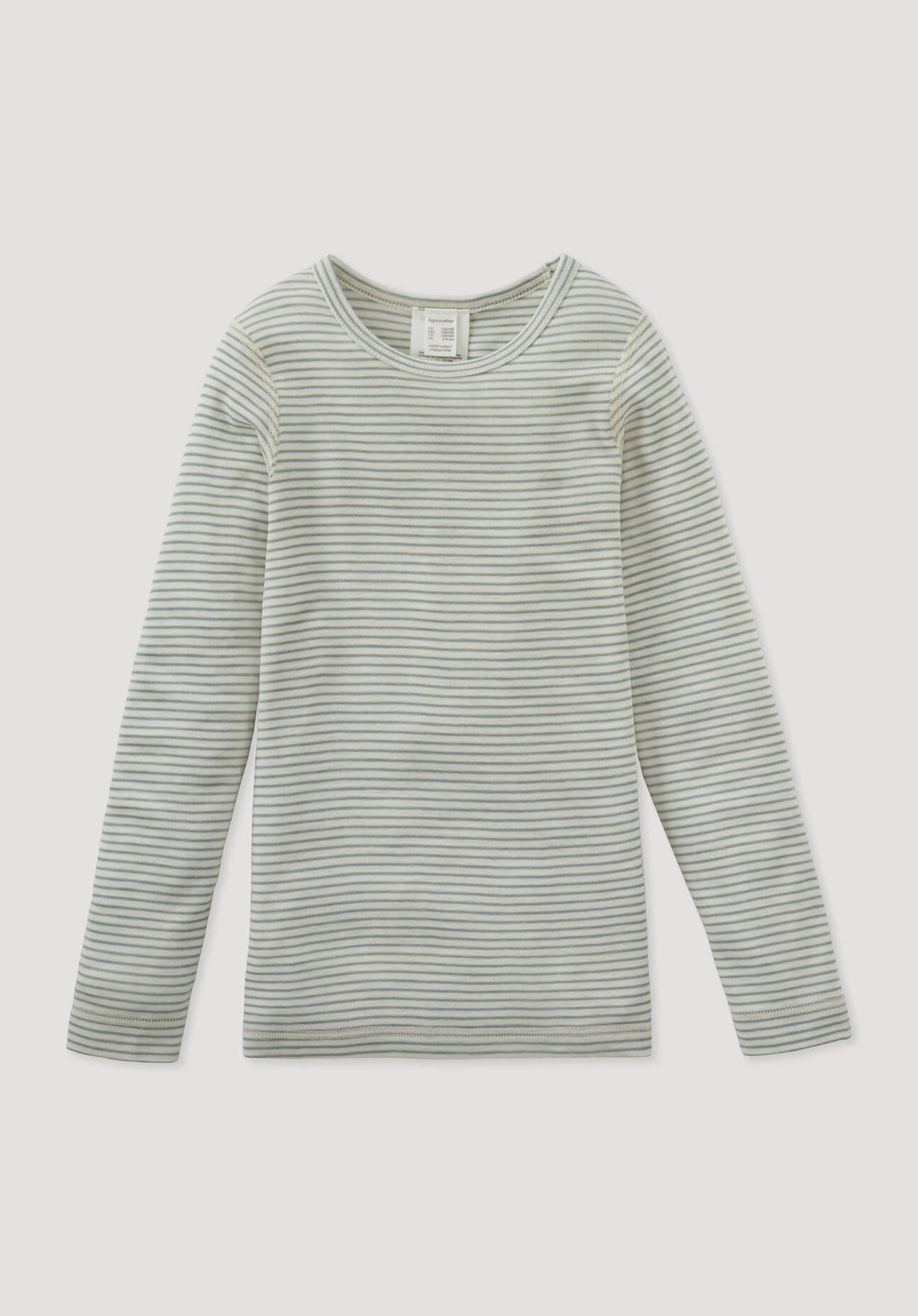 hessnatur Kinder Langarmshirt aus Bio-Merinowolle mit Seide - gelb Größe 110/116
