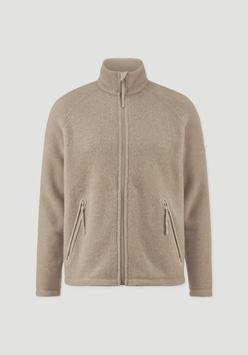 Wollfleece Jacke Regular aus reiner Bio-Merinowolle