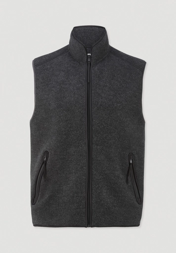 Wollfleece Weste Regular aus reiner Bio-Merinowolle - 4