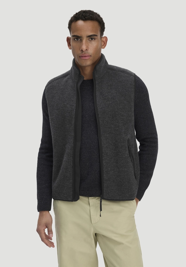 Wollfleece Weste Regular aus reiner Bio-Merinowolle