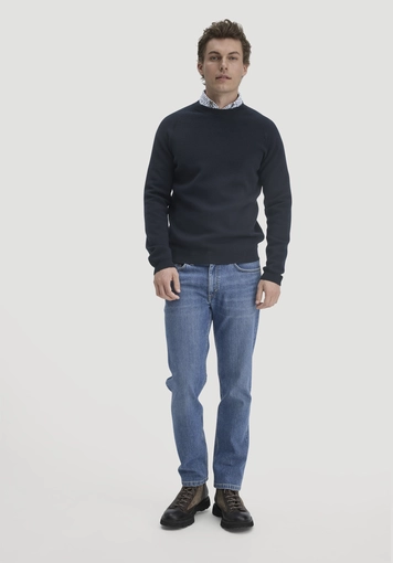 Milano Knit Sweater Regular made of organic merino wool and organic cotton - 1